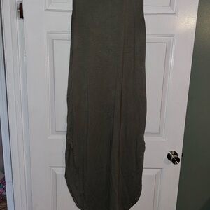Olive Green Women's Maxi dress